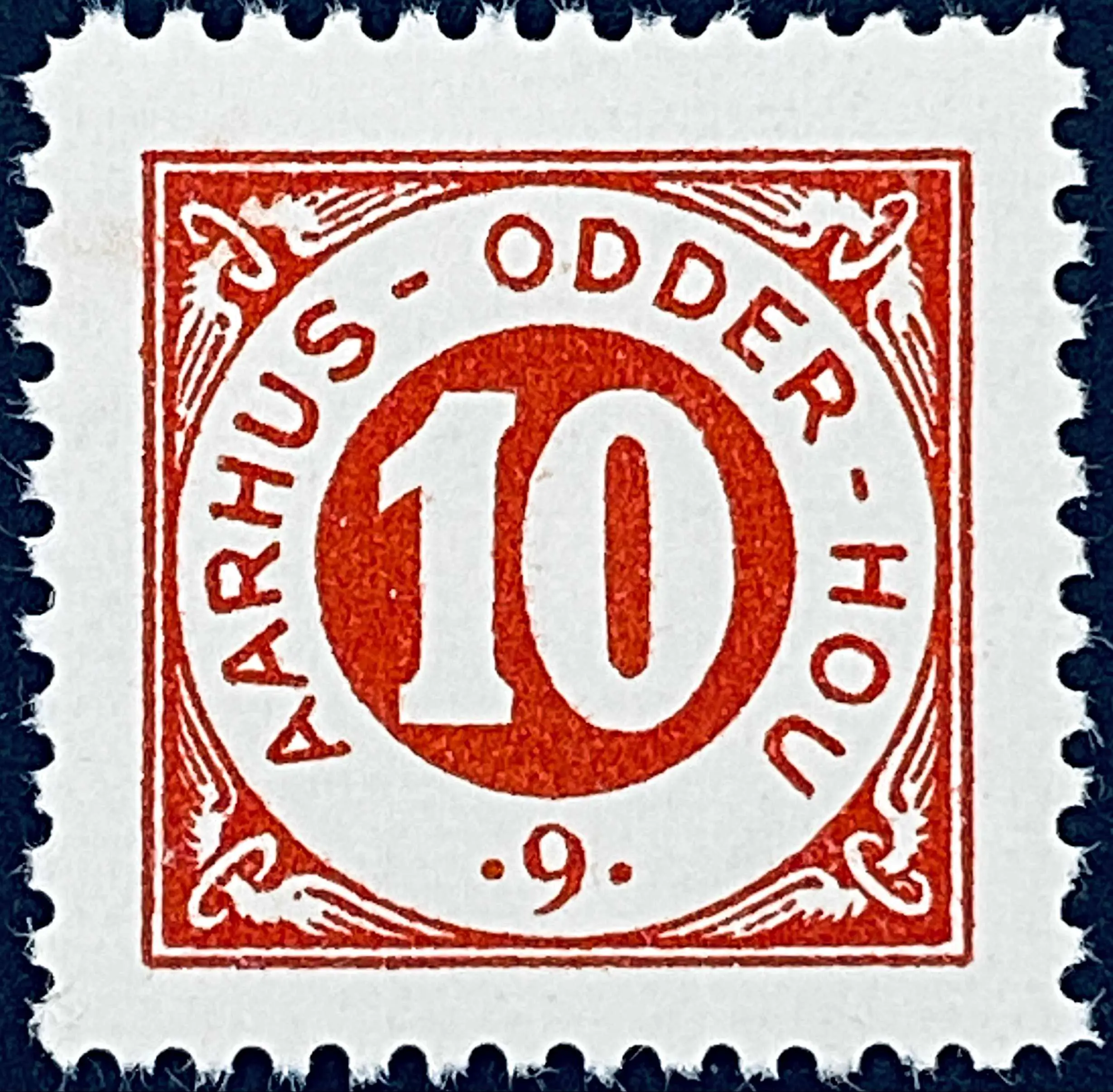 HHJ F2H - 10 Øre - Rød.