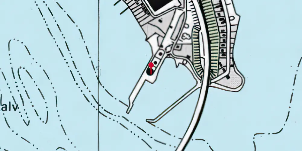 Historisk kort over Masnedø Station