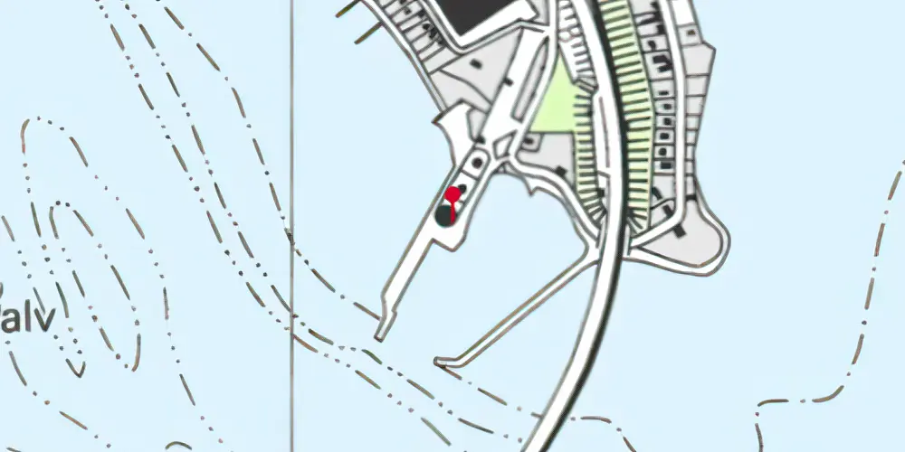 Historisk kort over Masnedø Station