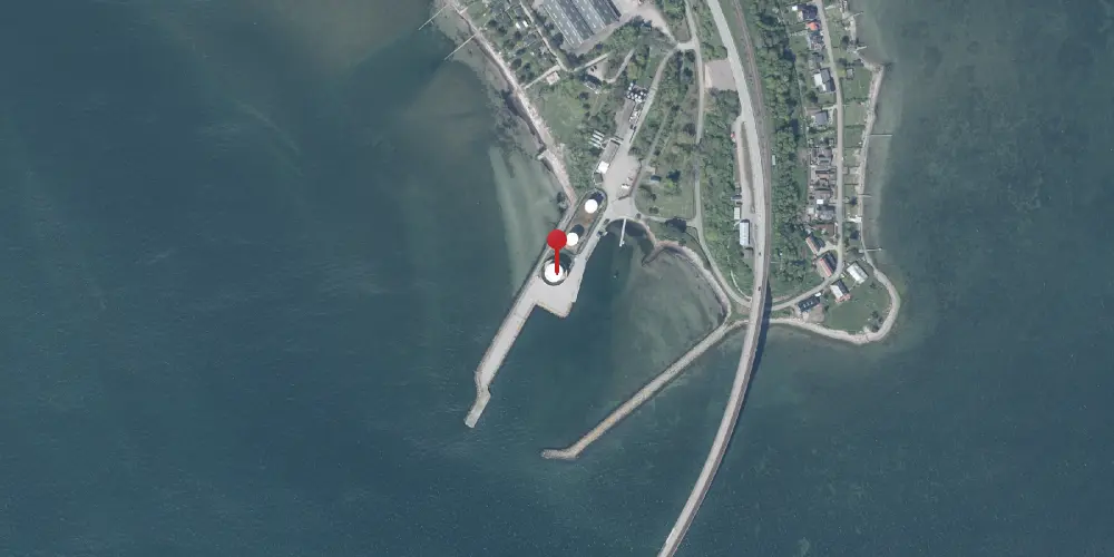 Historisk kort over Masnedø Station