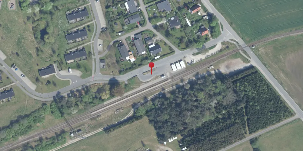 Historisk kort over Melby Trinbræt