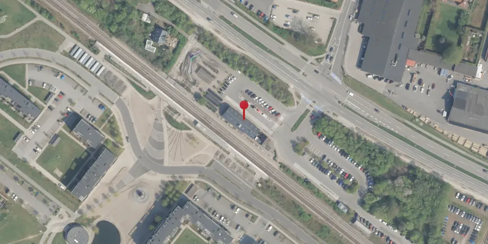 Historisk kort over Måløv Station