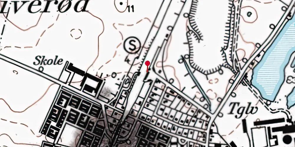 Historisk kort over Nivå Station Historisk kort over Nivå Station