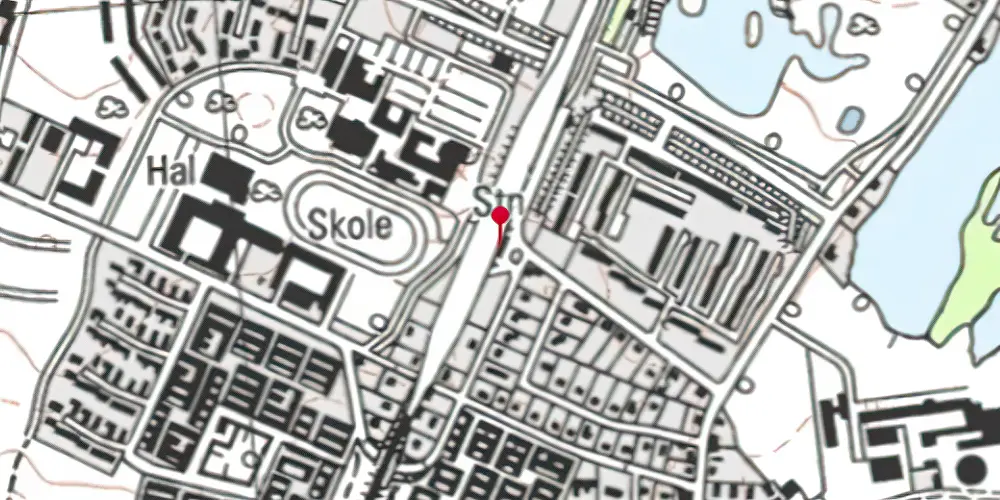 Historisk kort over Nivå Station Historisk kort over Nivå Station