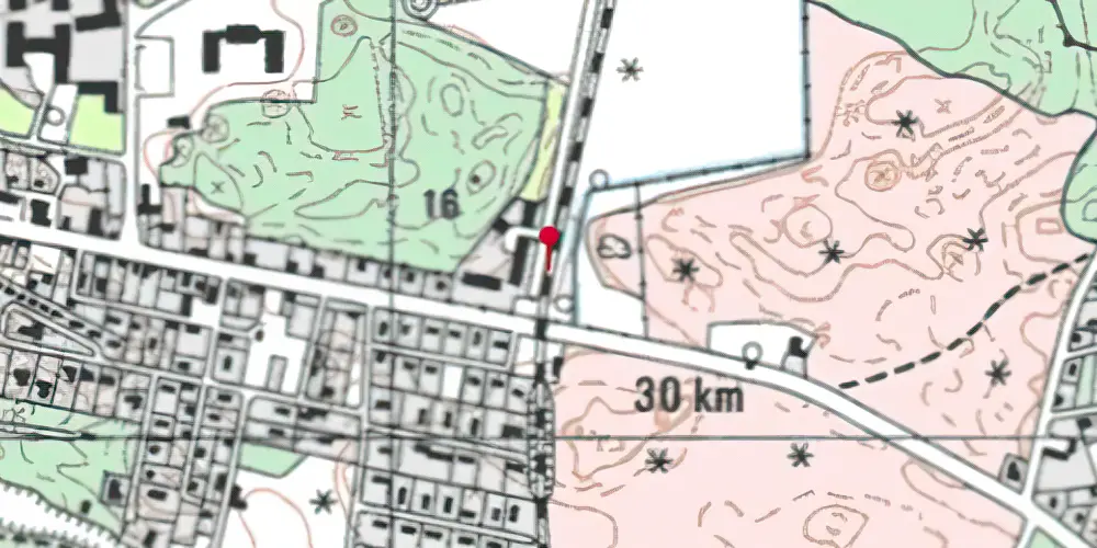 Historisk kort over Nymindegab Station