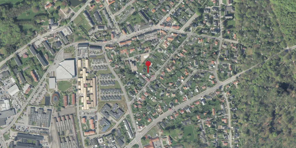 Historisk kort over Nærum Station [1900-1954]