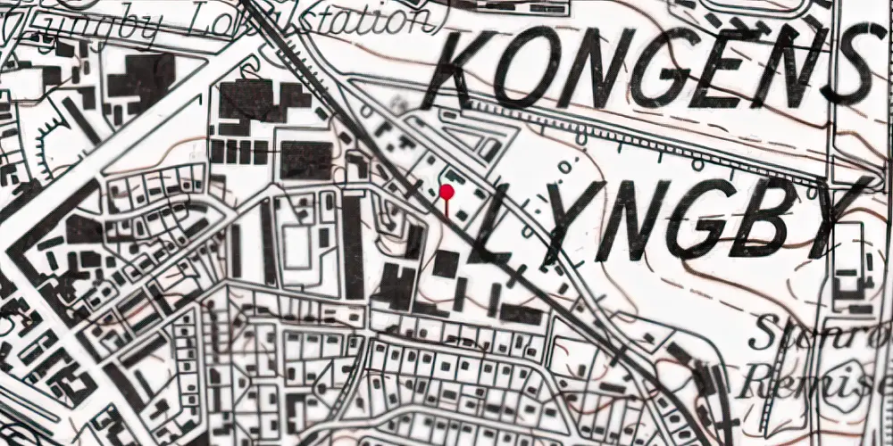 Historisk kort over Nørgaardsvej Trinbræt Historisk kort over Nørgaardsvej Trinbræt