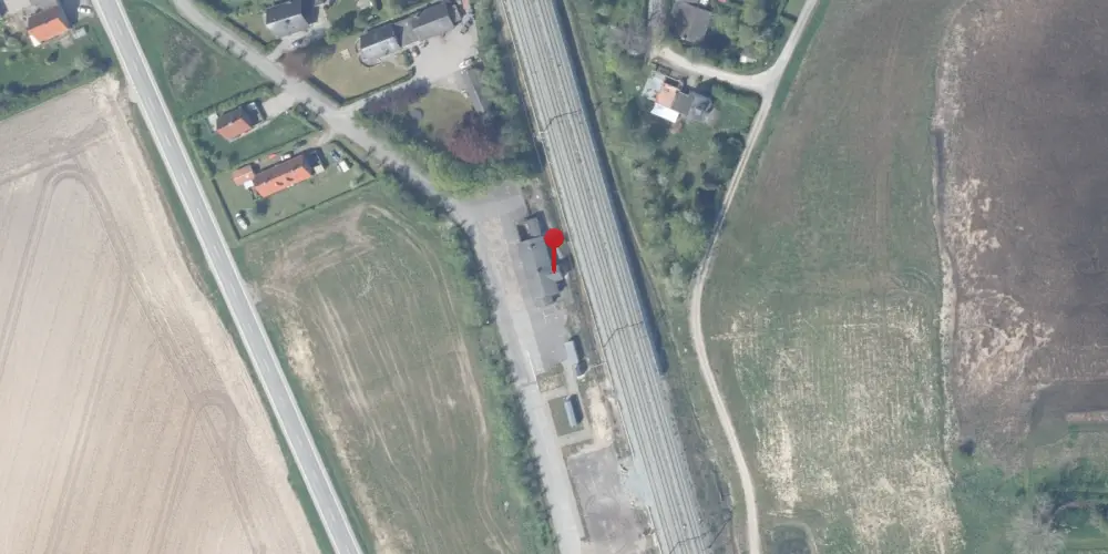 Historisk kort over Orehoved Trinbræt