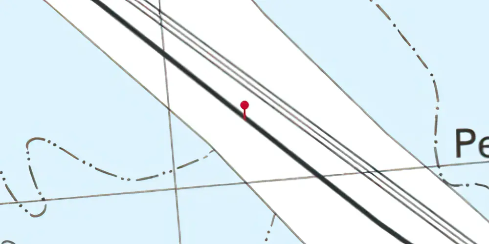 Historisk kort over Peberholm Teknisk Station Historisk kort over Peberholm Teknisk Station