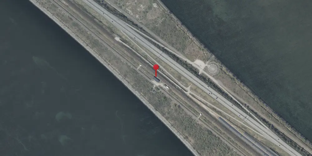 Historisk kort over Peberholm Teknisk Station Historisk kort over Peberholm Teknisk Station