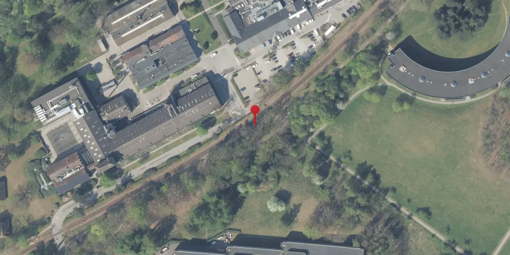 Historisk kort over Ravnholm Holdeplads