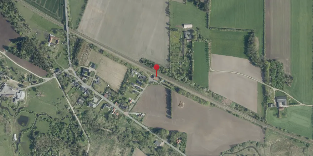 Historisk kort over Ravnstrup Station Historisk kort over Ravnstrup Station