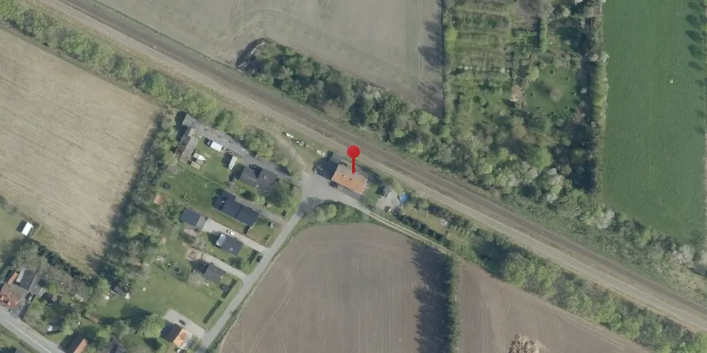 Historisk kort over Ravnstrup Station Historisk kort over Ravnstrup Station