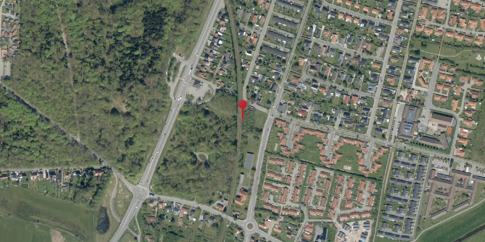 Historisk kort over Ribe Nørremark Trinbræt Historisk kort over Ribe Nørremark Trinbræt