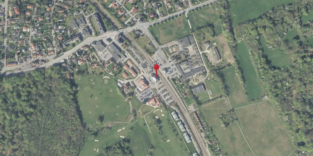 Historisk kort over Rungsted Kyst Station