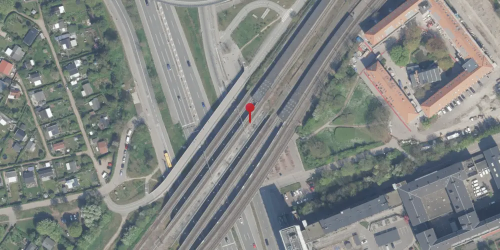 Historisk kort over Ryparken S-togstrinbræt