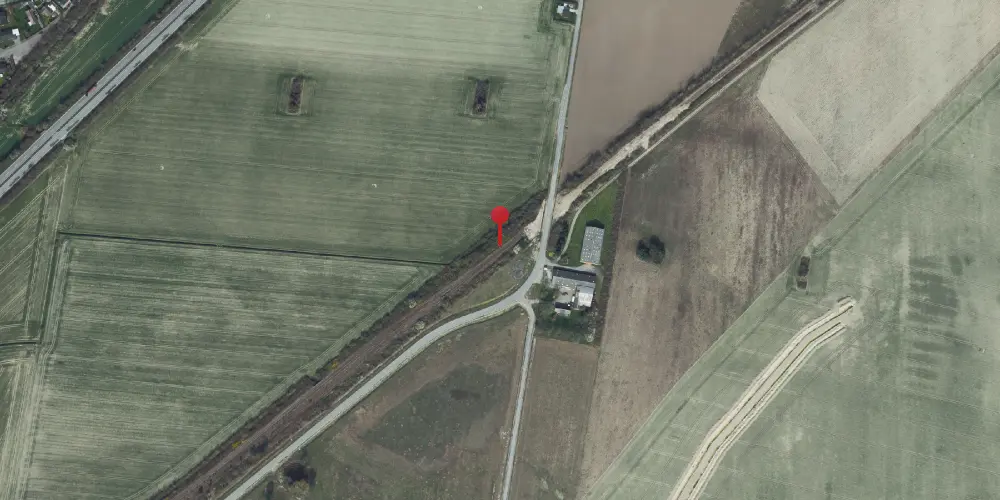 Historisk kort over Rødby Øst Teknisk Station Historisk kort over Rødby Øst Teknisk Station