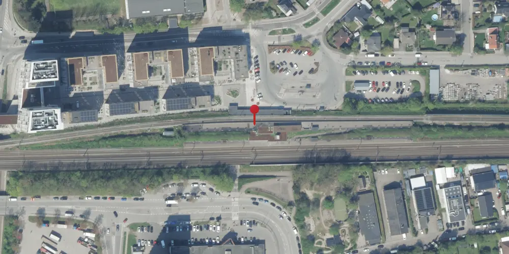 Historisk kort over Rødovre S-togstrinbræt