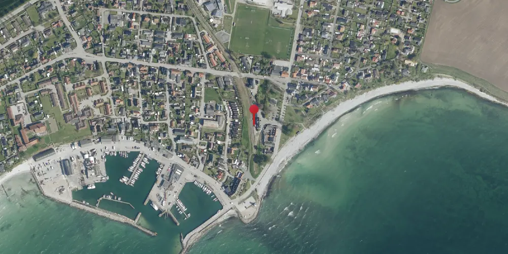 Historisk kort over Rødvig Trinbræt [2004-2024]