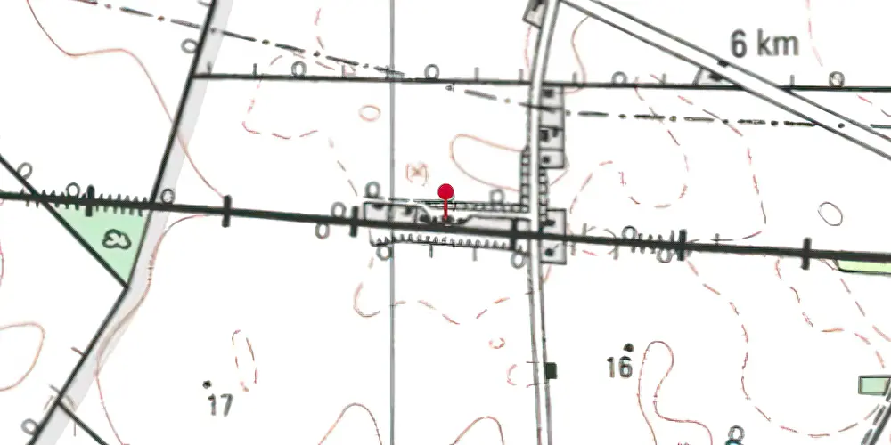 Historisk kort over Fodby Station Historisk kort over Fodby Station