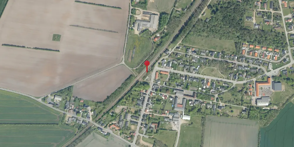 Historisk kort over Rønbjerg Station Historisk kort over Rønbjerg Station