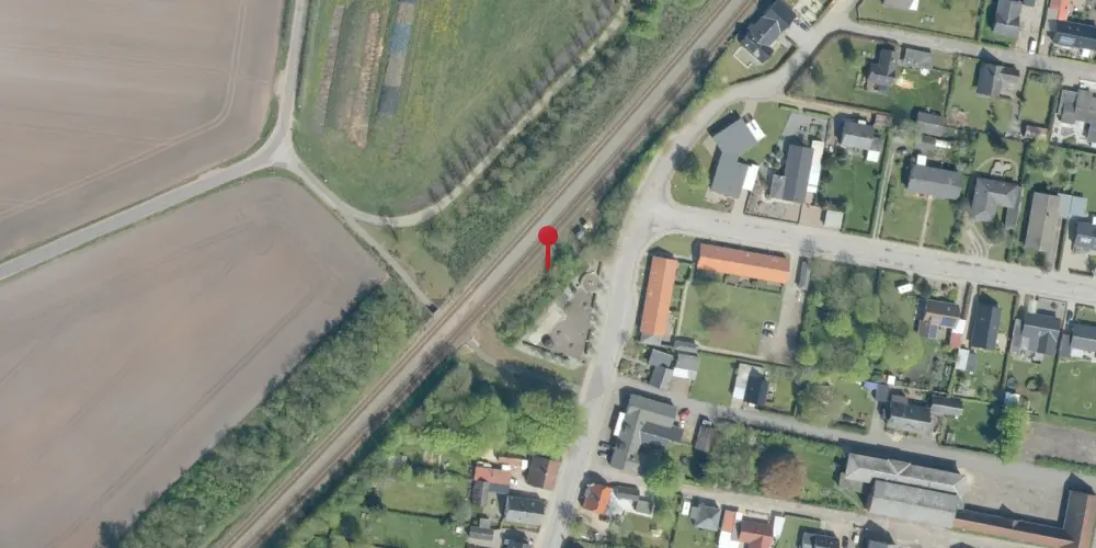 Historisk kort over Rønbjerg Station Historisk kort over Rønbjerg Station