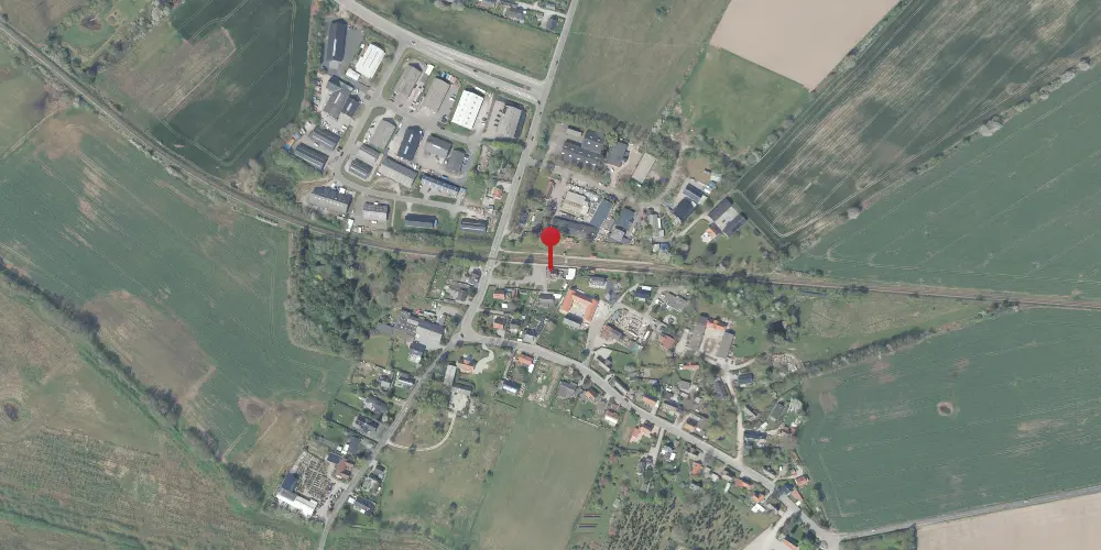 Historisk kort over Saunte Station Historisk kort over Saunte Station