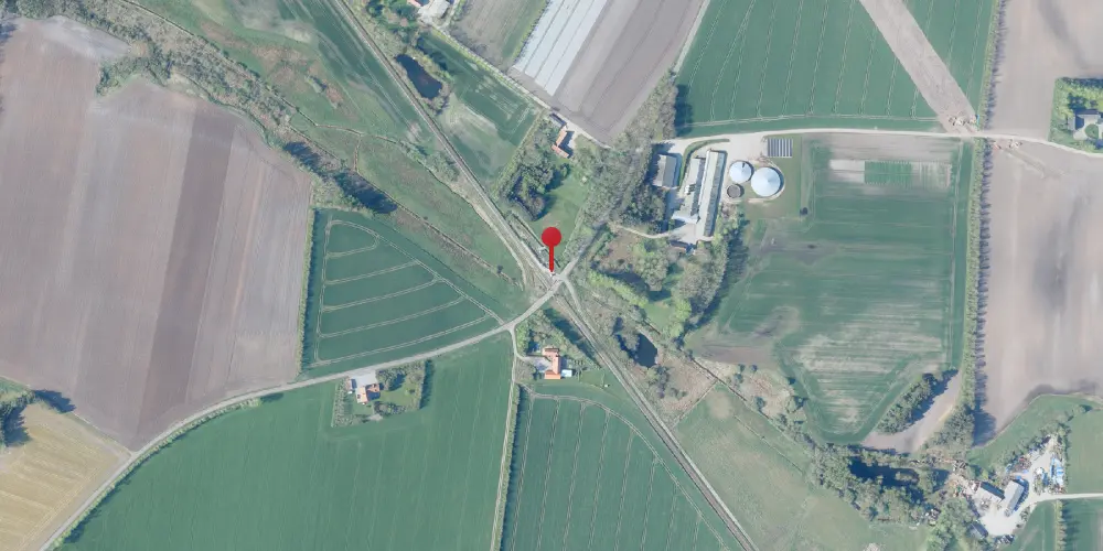 Historisk kort over Sinkbæk Trinbræt