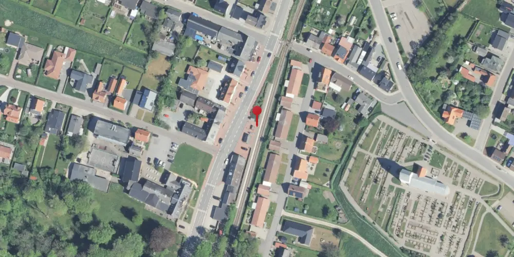 Historisk kort over Sjørring Trinbræt Historisk kort over Sjørring Trinbræt