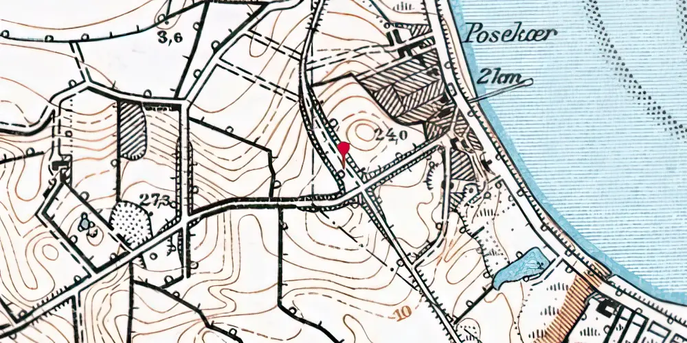 Historisk kort over Skelbæk Holdeplads Historisk kort over Skelbæk Holdeplads