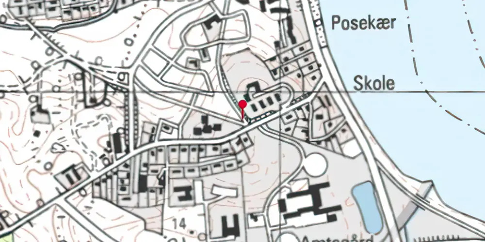 Historisk kort over Skelbæk Holdeplads Historisk kort over Skelbæk Holdeplads