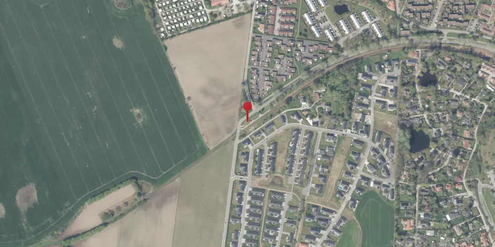 Historisk kort over Skibstrup Trinbræt