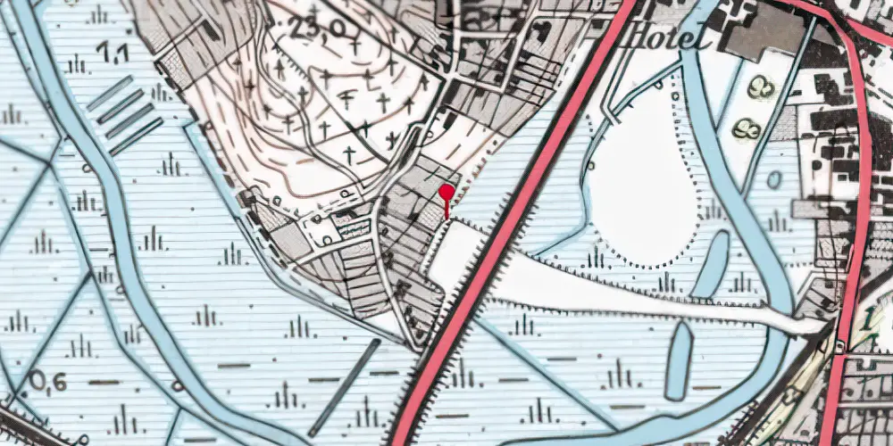 Historisk kort over Skive Station Historisk kort over Skive Station