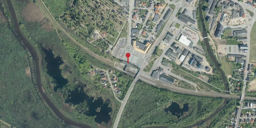 Historisk kort over Skive Station Historisk kort over Skive Station