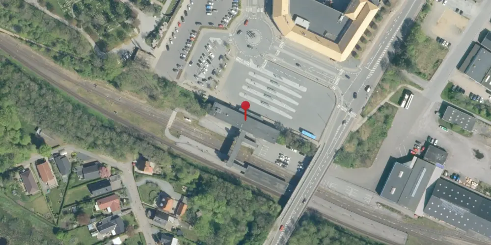 Historisk kort over Skive Station Historisk kort over Skive Station