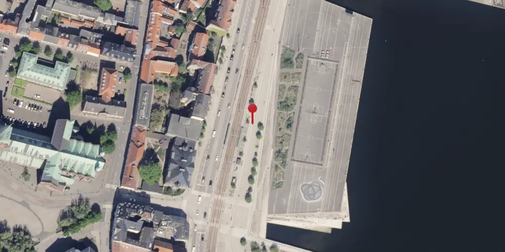 Historisk kort over Skolebakken Trinbræt [1979-2016]