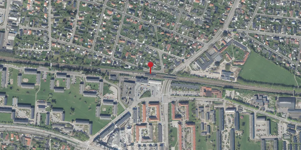 Historisk kort over Skovlunde S-togstrinbræt