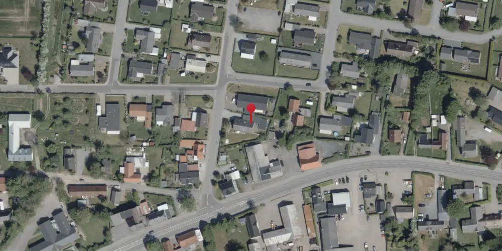 Historisk kort over Skrydstrup Stationskro Historisk kort over Skrydstrup Stationskro