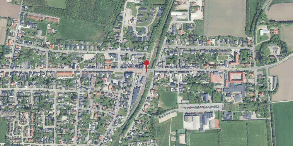 Historisk kort over Snedsted Trinbræt Historisk kort over Snedsted Trinbræt