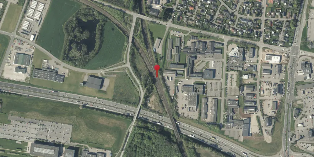 Historisk kort over Snoghøj Teknisk Station