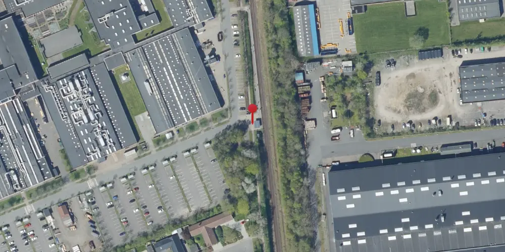 Historisk kort over Spangsbjerg Trinbræt