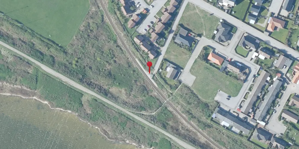 Historisk kort over Sprogøvej Trinbræt