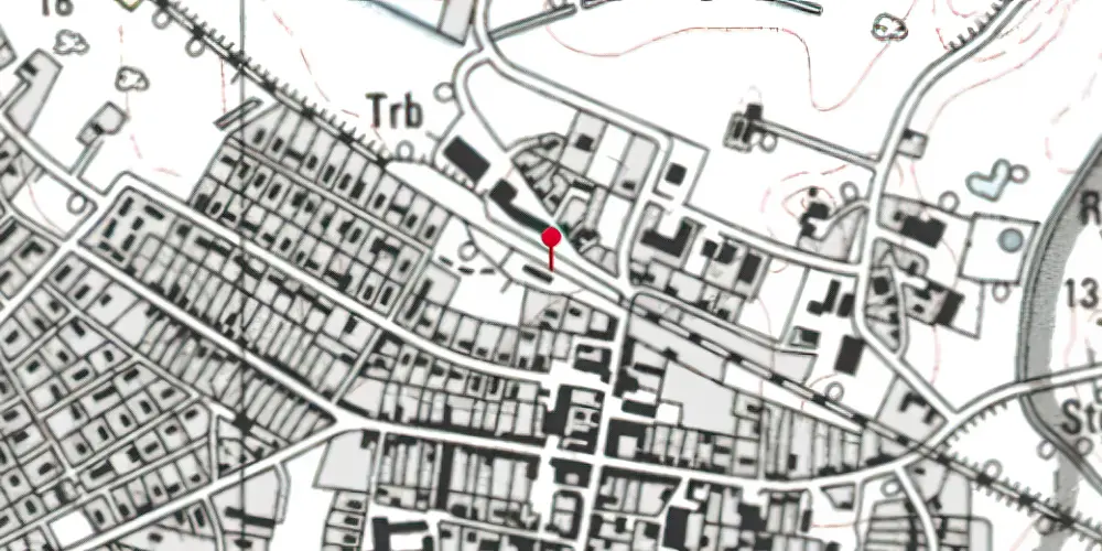 Historisk kort over Stoholm Station