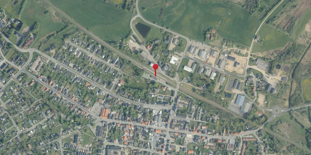 Historisk kort over Stoholm Station