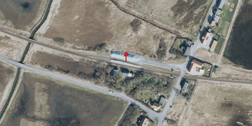 Historisk kort over Strande Trinbræt