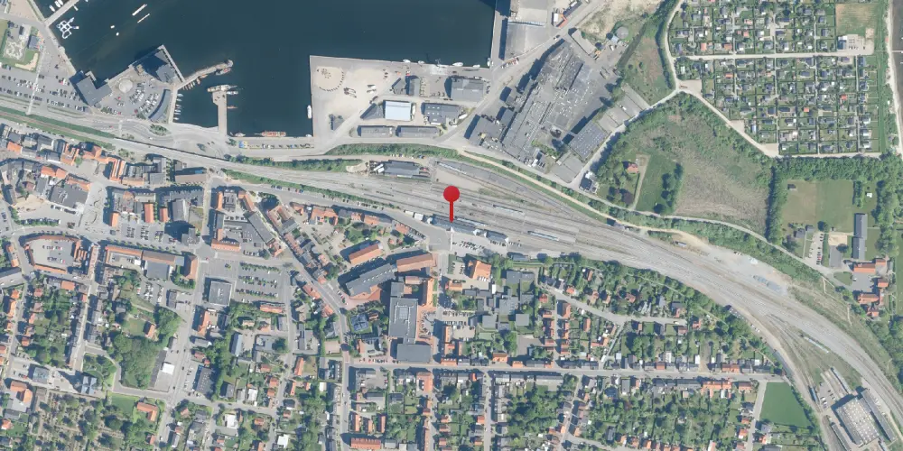 Historisk kort over Struer Station Historisk kort over Struer Station