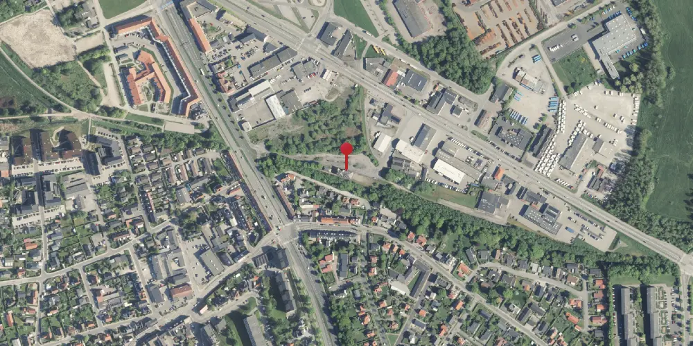 Historisk kort over Strømmen Station