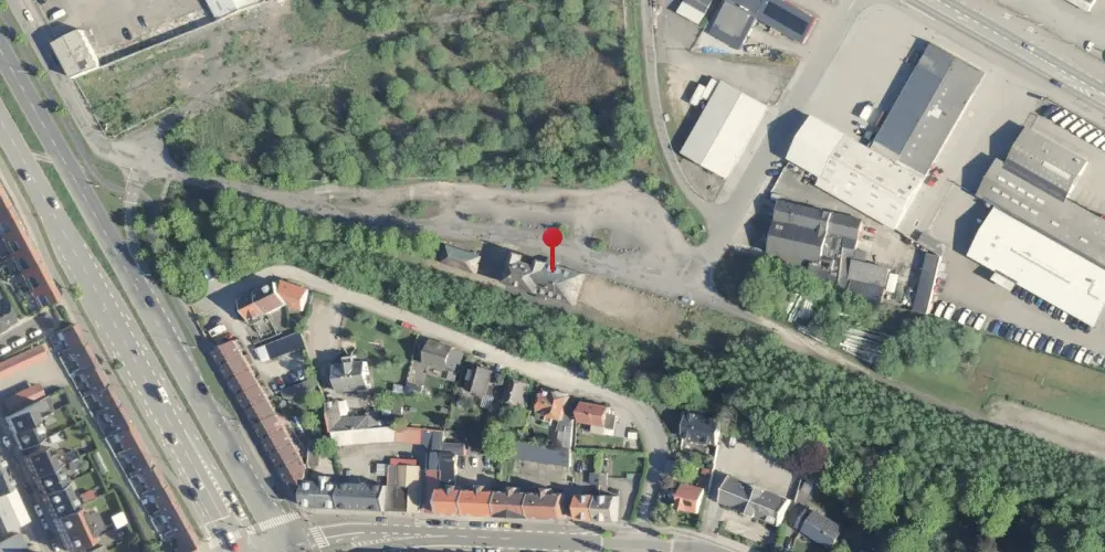 Historisk kort over Strømmen Station