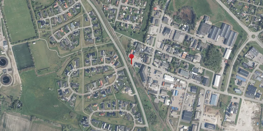 Historisk kort over Stæremosen Trinbræt Historisk kort over Stæremosen Trinbræt