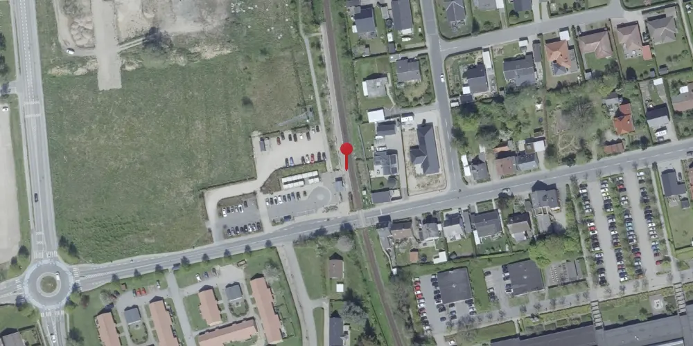 Historisk kort over Svendborg Vest Trinbræt